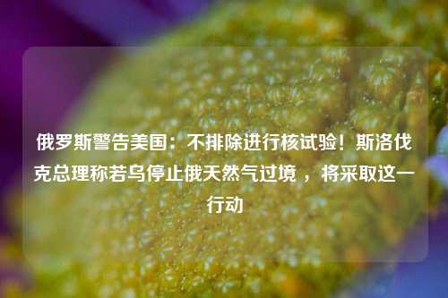 俄罗斯警告美国：不排除进行核试验！斯洛伐克总理称若乌停止俄天然气过境 ，将采取这一行动